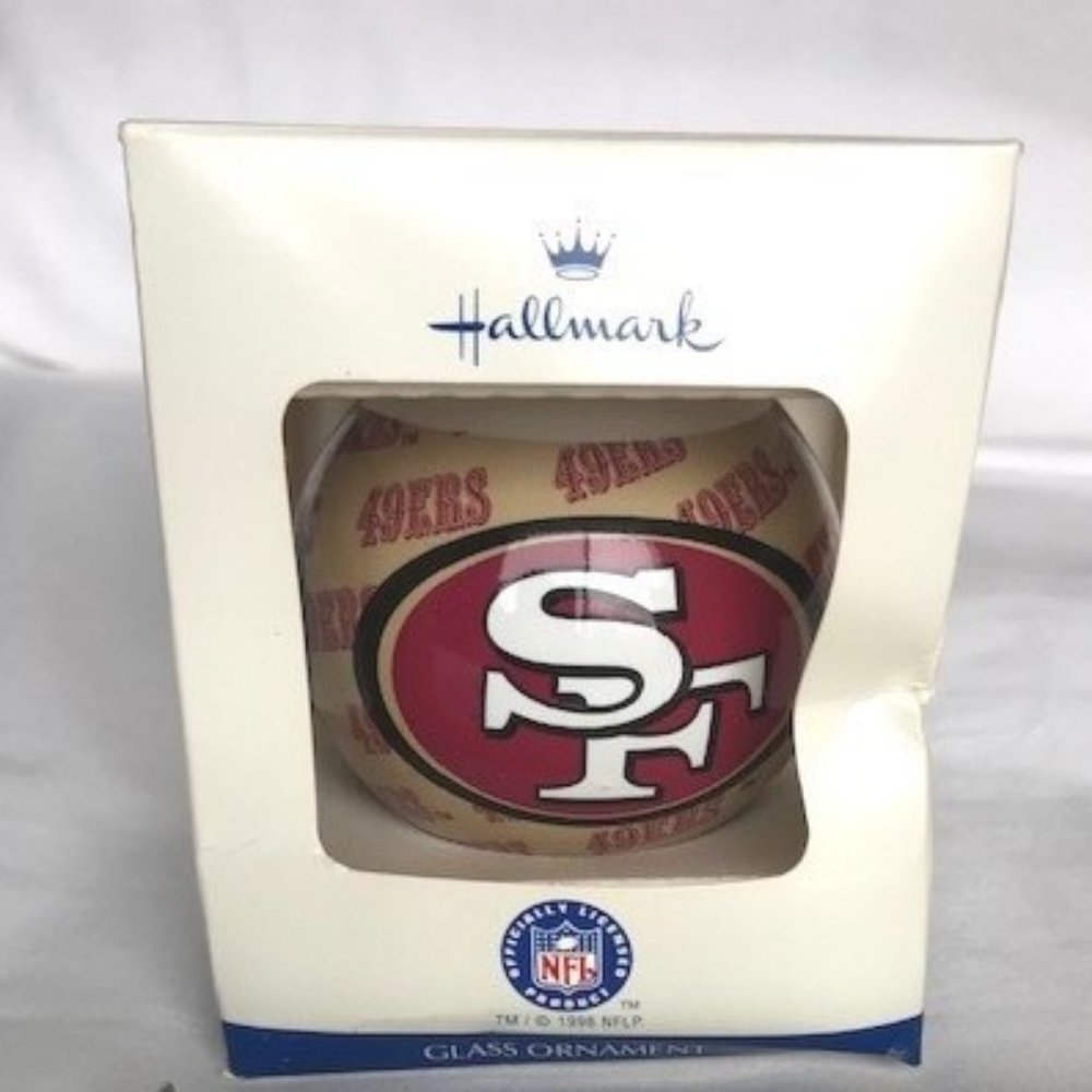 SF 49ers holiday ornament